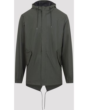 Rains Polyester Fishtail Jacket - Gray