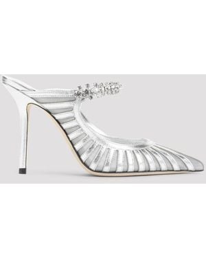 Jimmy Choo Bing 100 Pumps - White