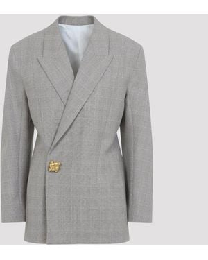 Bottega Veneta Prince Of Walles Jacket - Gray
