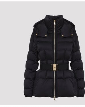 Elisabetta Franchi Polyester Down Puffer Jacket - Black