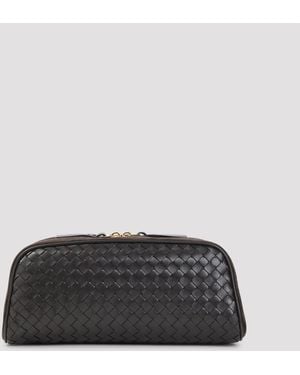 Bottega Veneta Nodo Large Pouch Beauty Case - Black
