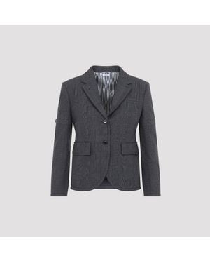 Thom Browne Dark Armhole Sport Coat - Blue