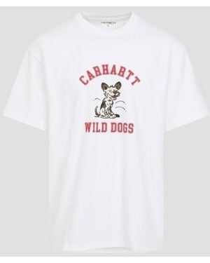 Carhartt Short Sleeves Wild Dog T-Shirt - White