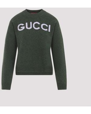 Gucci Logo Sweater - Green
