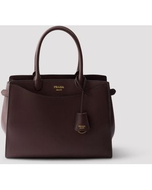 Prada Prelude Handbag - Purple