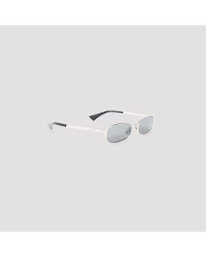 Saint Laurent Acetate & Metal Sunglasses - Metallic
