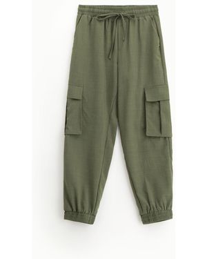 Imperial Pantalones Cargo Con Bolsillos Laterales - Verde