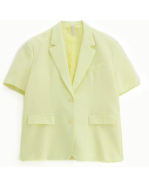 Imperial Blazer Maniche Corte Bottoni - Giallo