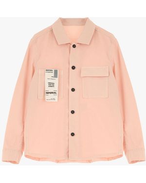 Imperial Giubbotto A Camicia Con Patch Dettaglio - Rosa