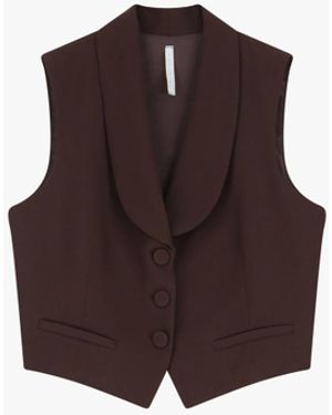 Imperial Gilet Con Chiusura A Bottoni - Marrone