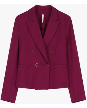 Imperial Blazer Con Chiusura Doppiopetto - Viola