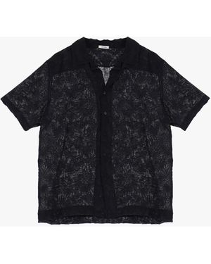 Imperial Camisa De Manga Corta Estampado Floral - Negro