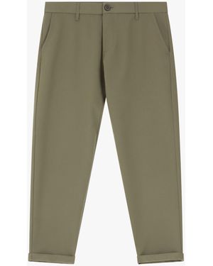 Imperial Pantaloni Chino Fit Tinta Unita - Verde