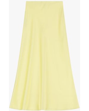 Imperial Gonna Lunga Taglio Fluido - Giallo