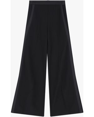 Imperial Pantaloni Palazzo Con Tasche - Nero