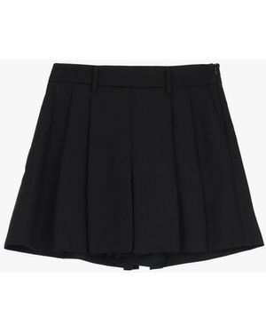 Imperial Gonna-Pantalone Con Pieghe - Nero