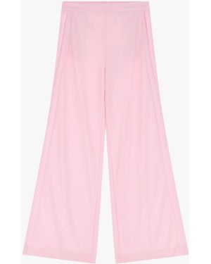 Imperial Pantaloni Palazzo Con Tasche - Rosa