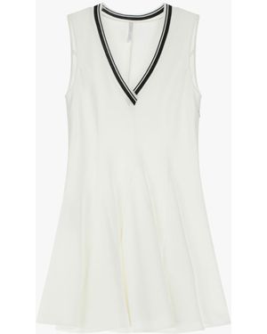 Imperial Vestito Corto Con Scollo A V - Bianco