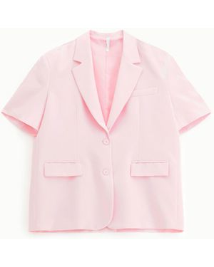 Imperial Blazer Maniche Corte Bottoni - Rosa