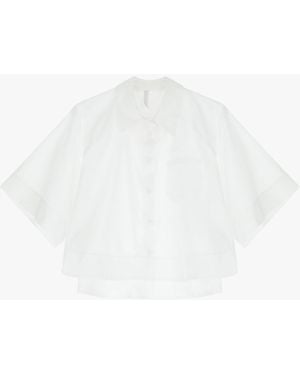 Imperial Camicia Corta Con Colletto Classico - Bianco