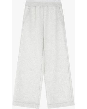 Imperial Pantaloni Sportivi Vita Media - Bianco