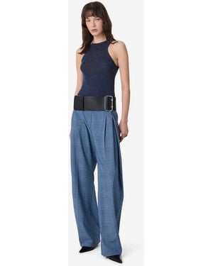 IRO Pleated Suit Pants - Blue