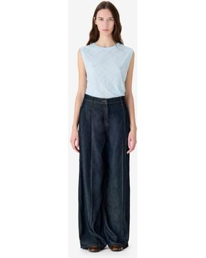 IRO Jacquard Sleeveless T-shirt - Red