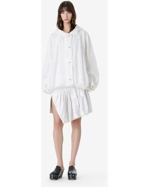 IRO Adjustable Hooded Parka - White