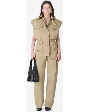 IRO Sleeveless Jacket - Natural