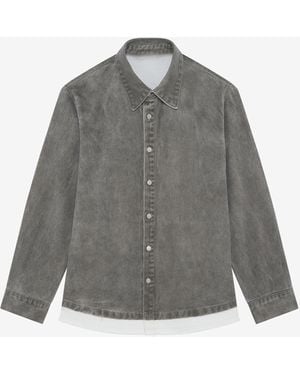IRO CHEMISE EN DENIM - Gris