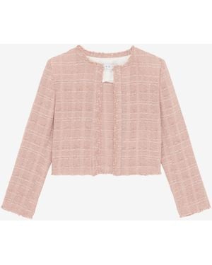 IRO Classic Tweed Jacket - Pink