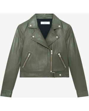 IRO Leather Jacket - Green
