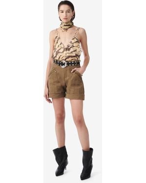 IRO TOP À IMPRIMÉ - Neutre