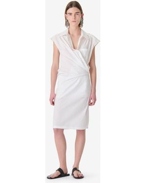 IRO Destructured Mini Dress - White