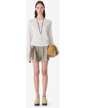 IRO Short Pleated Shorts - White