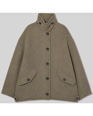 IRO Short Reversible Coat - Green