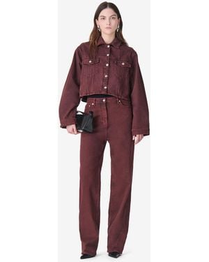 IRO Wide-leg Jeans - Red