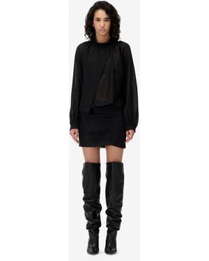 IRO Short Pleated Skirt - Black