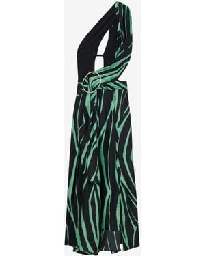 IRO Asymmetrical Long Dress - Green