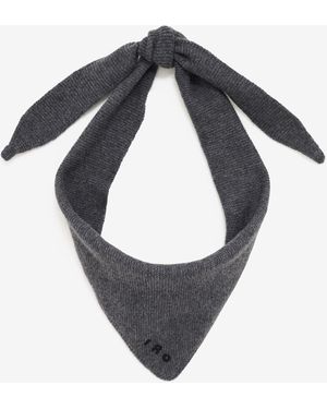 IRO FOULARD EN LAINE - Noir