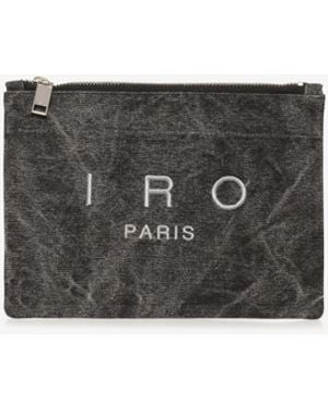 IRO POCHETTE EN COTON - Blanc