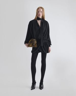 IRO Draped Mini Dress - Black