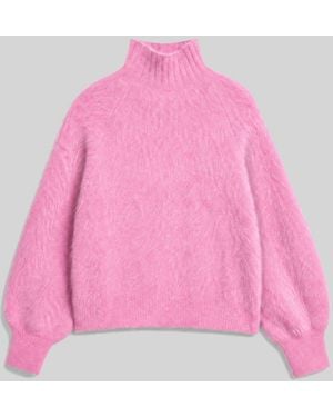 IRO High-neck Knitted Sweater - Pink