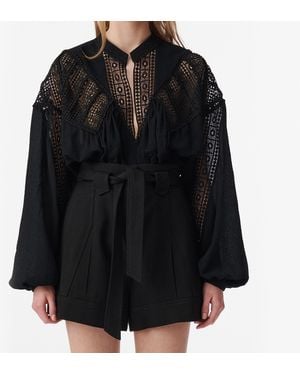IRO CHEMISIER COURT - Noir