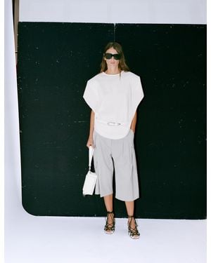 IRO Wide Bermuda Shorts With Pleats - White
