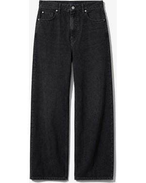 IRO Wide-leg Jeans With A Faded Look - Black
