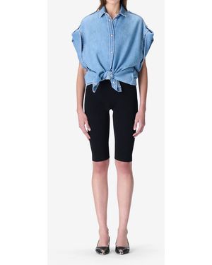 IRO SURCHEMISE EN JEAN - Bleu