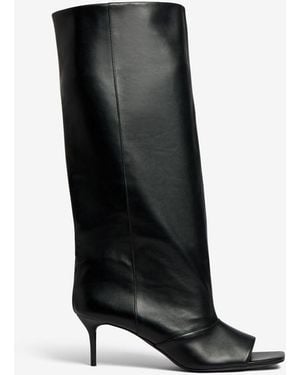 IRO BOTTES EN CUIR - Noir
