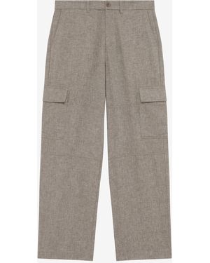 IRO PANTALON LARGE - Gris