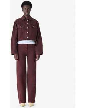 IRO Wide-leg Jeans - Red